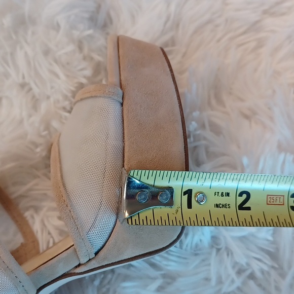 JESSICA SIMPSON DRIXI Platform Flare Heel Sexy Mesh Sandals Multi Sizes NEW - Picture 12 of 14